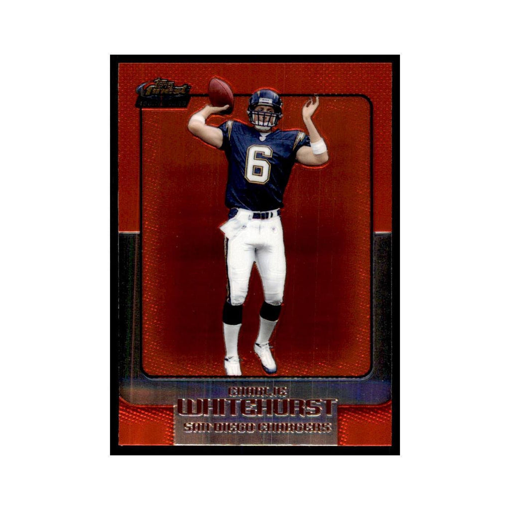 2006 Topps Finest Charlie Whitehurst Football Cards #127