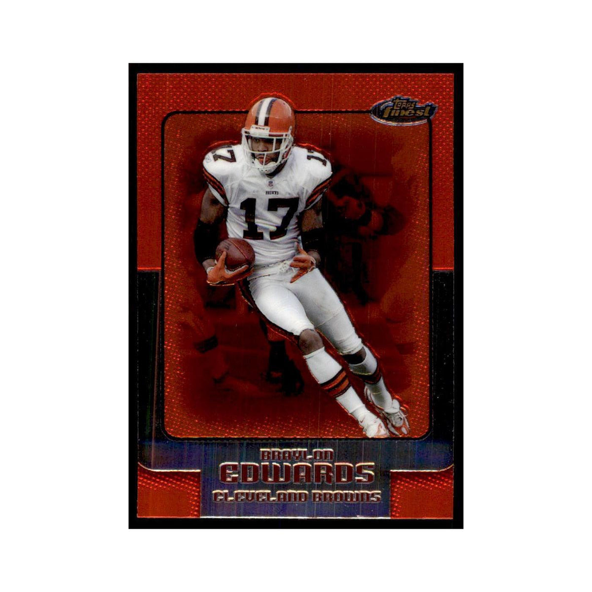2006 Topps Finest Braylon Edwards Football Cards #91