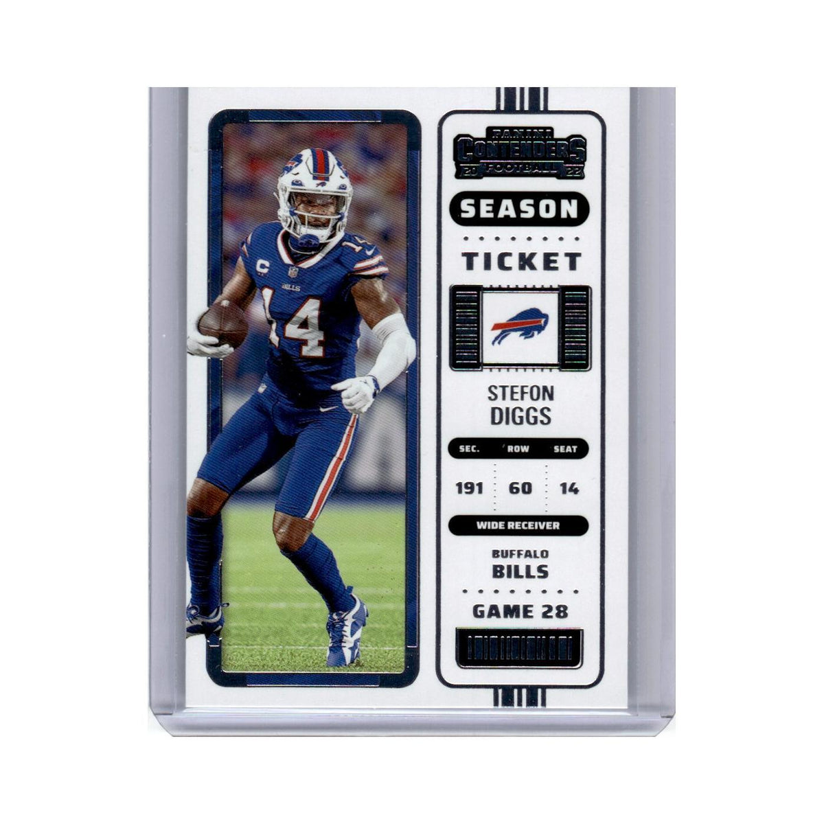 2022 Panini Contenders Stefon Diggs Bills #12