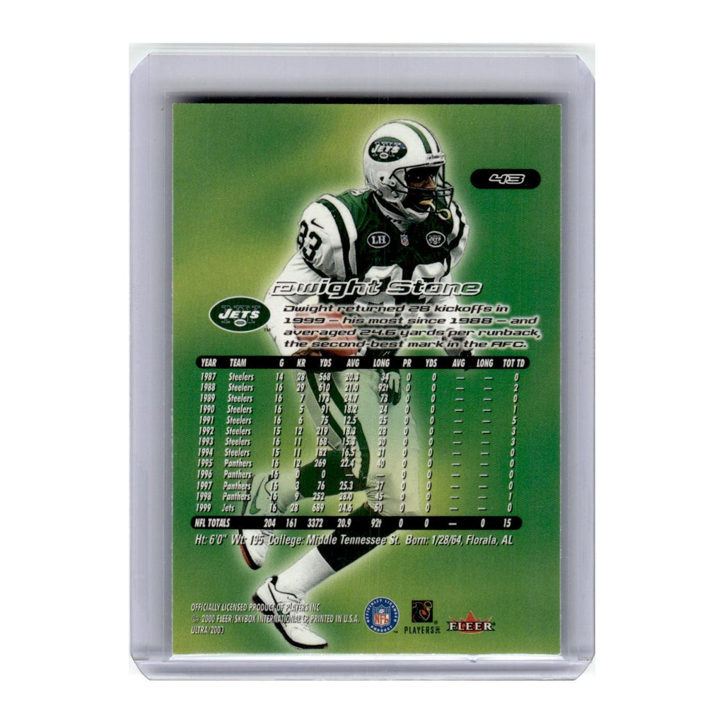 2000 Fleer Ultra Dwight Stone Jets #43