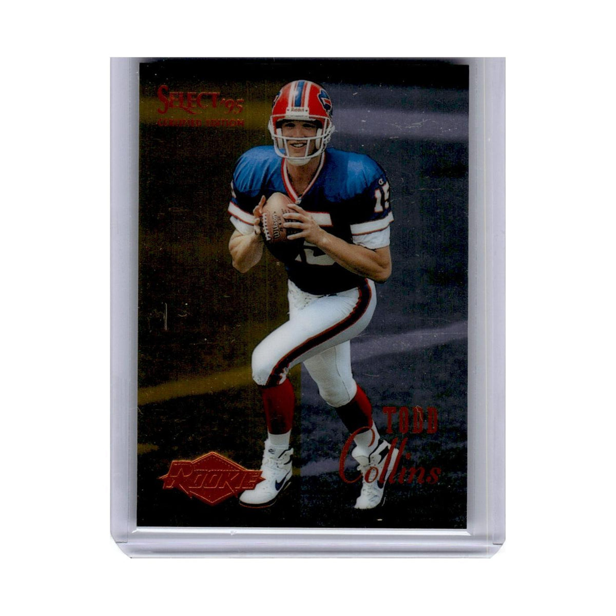 1995 Select Certified Todd Collins RC Bills #105
