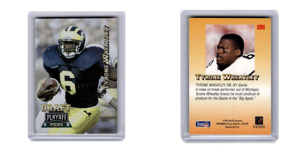 1995 Playoff Tyrone Wheatley Giants #191