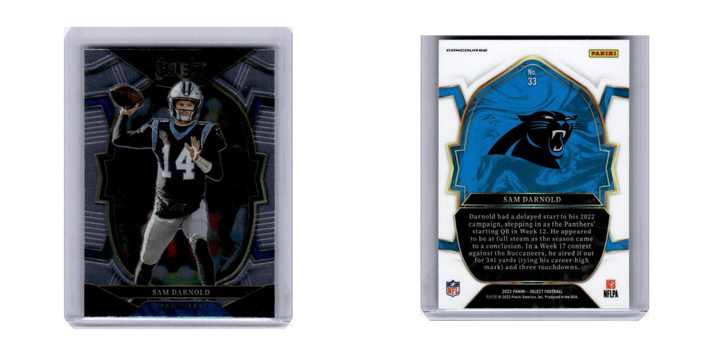 2022 Panini Select Sam Darnold Panthers #33