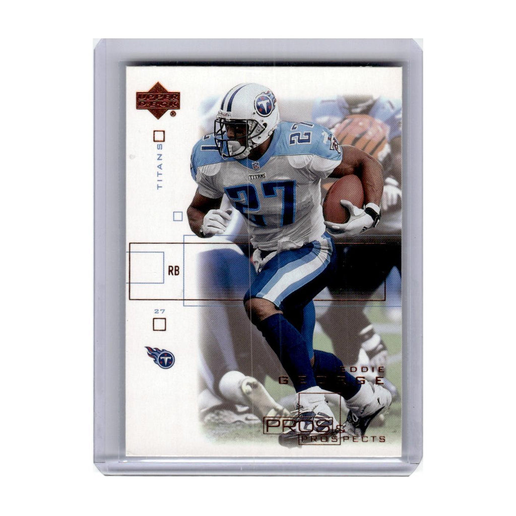 2001 Upper Deck Pros & Prospects Eddie George Titans #86