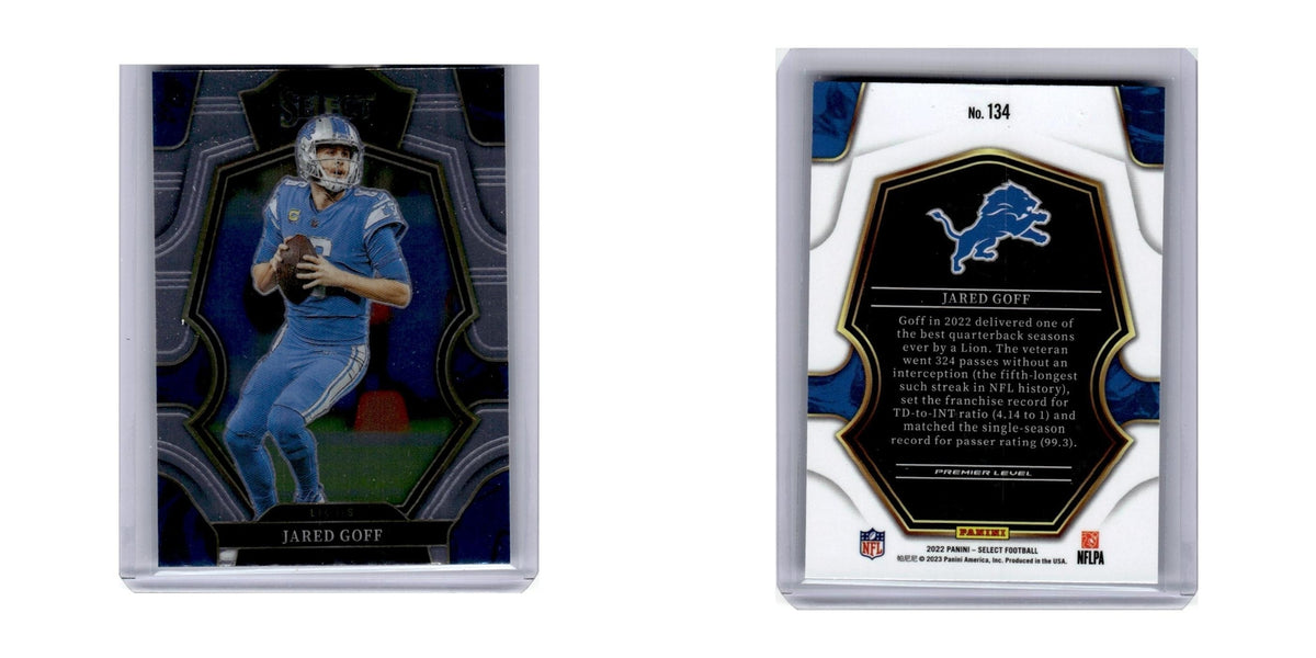 2022 Panini Select Jared Goff Lions #134