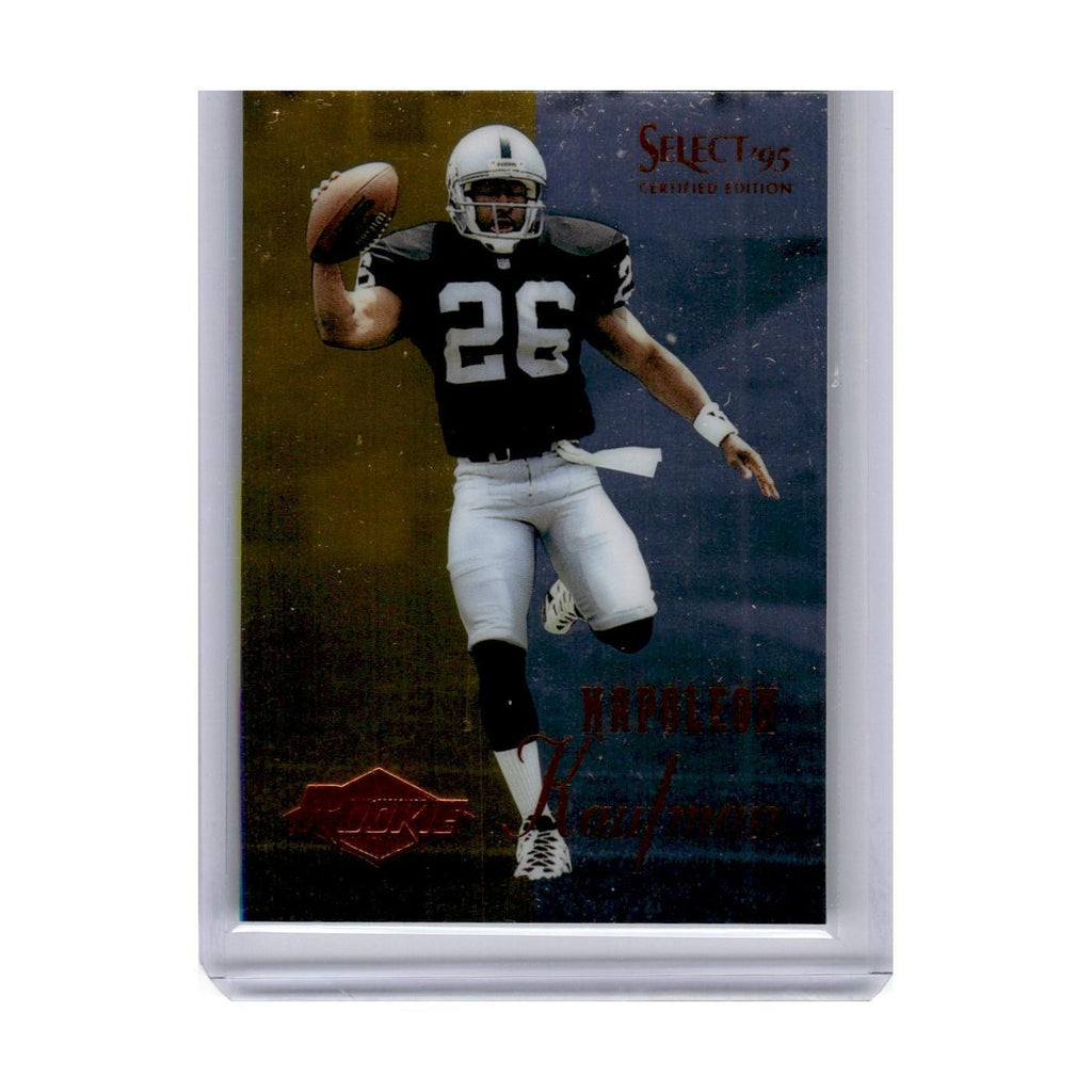 1995 Select Certified Napoleon Kaufman RC Raiders #125