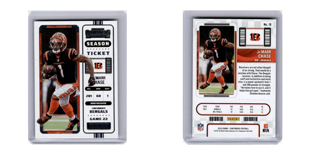 2022 Panni Contenders Ja'Marr Chase Bengals #18