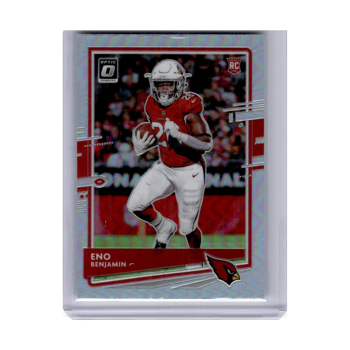 2020 Donruss Optic Silver Prizm Eno Benjamin RC Cardinals #101