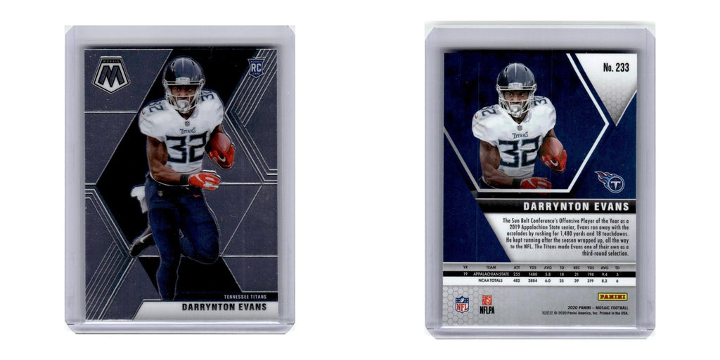 2020 Panini Mosaic Darrynton Evans RC Titans #233