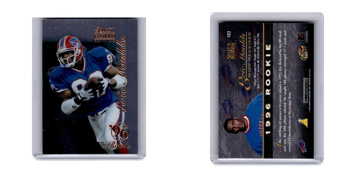 1996 Select Certified Eric Moulds RC Bills #102