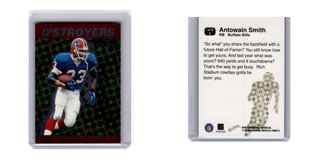 1998 Skybox Premium Antowain Smith Bills #1