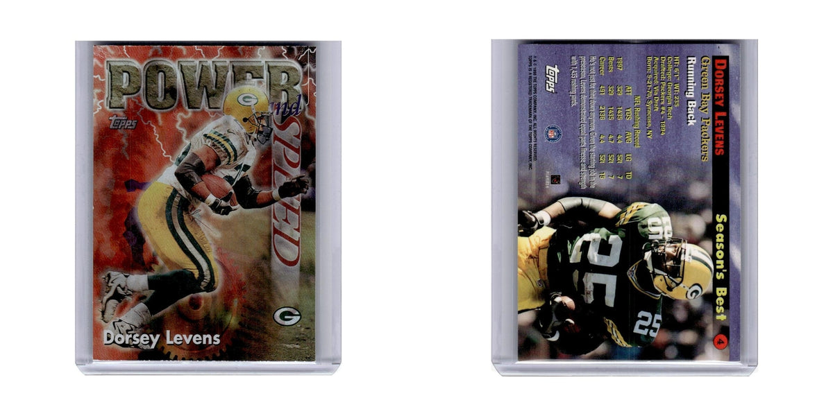 1998 Topps Power and Speed Dorsey Levens Packers #4