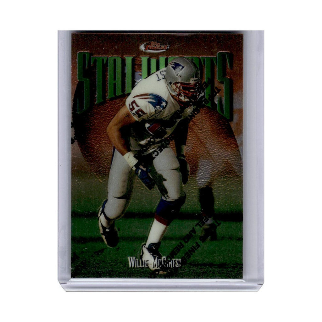 1997 Topps Finest Willie McGinest Patriots #218