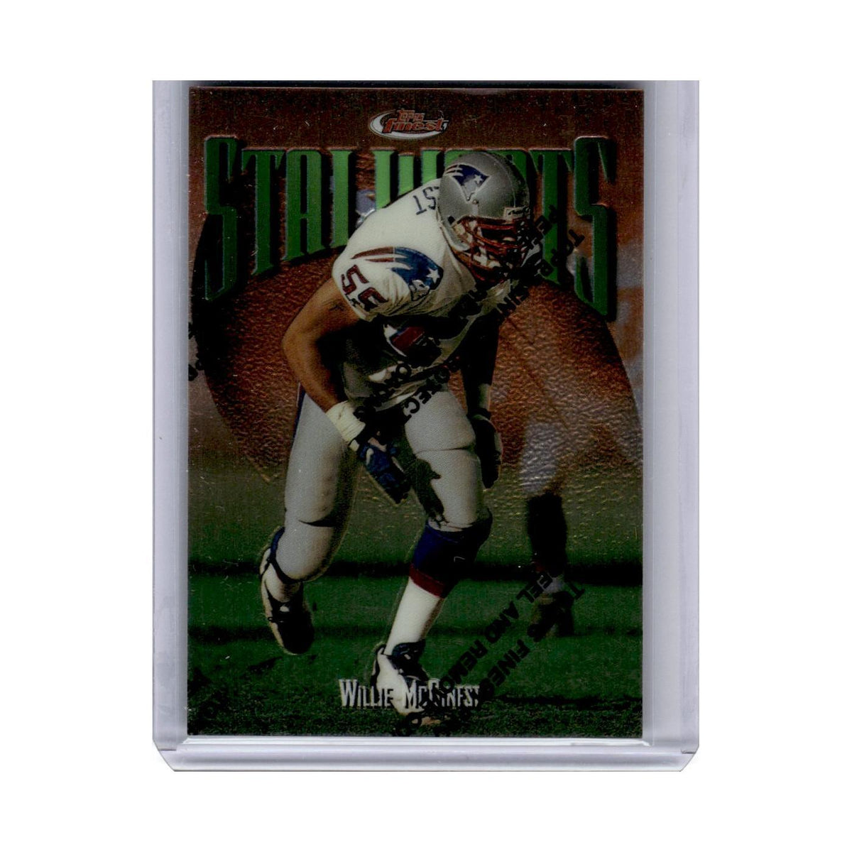 1997 Topps Finest Willie McGinest Patriots #218