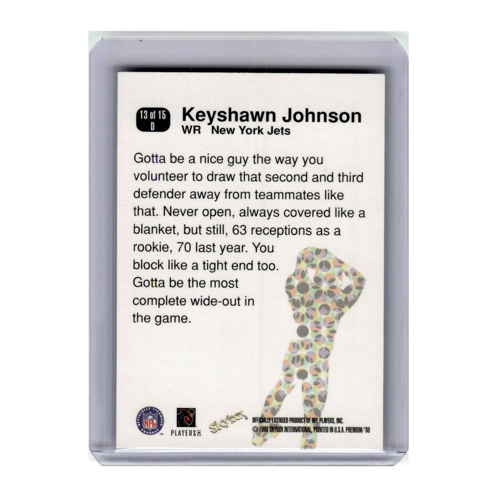 1998 Skybox Premium Keyshawn Johnson Jets #13