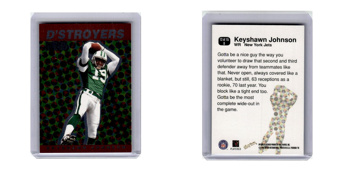 1998 Skybox Premium Keyshawn Johnson Jets #13