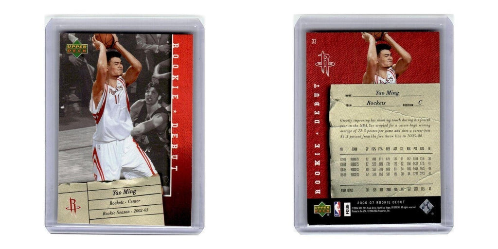2006 Upper Deck Rookie Debut Yao Ming Rockets #33