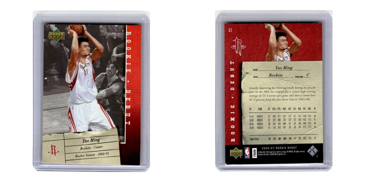 2006 Upper Deck Rookie Debut Yao Ming Rockets #33