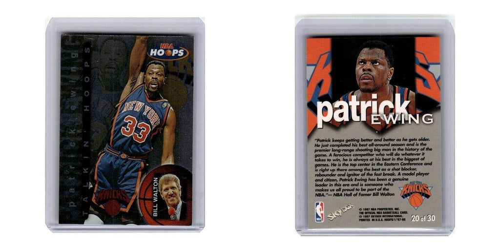 1997 Hoops Talkin Hoops Patrick Ewing Knicks #20