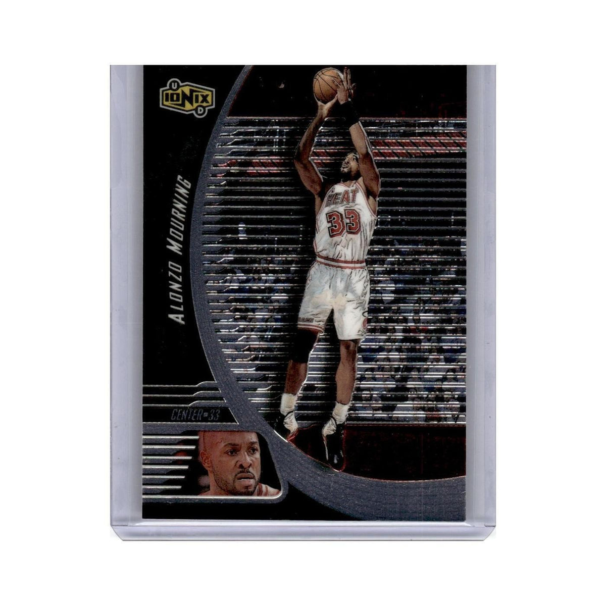 1998 Upper Deck Ionix Alonzo Mourning Heat #34