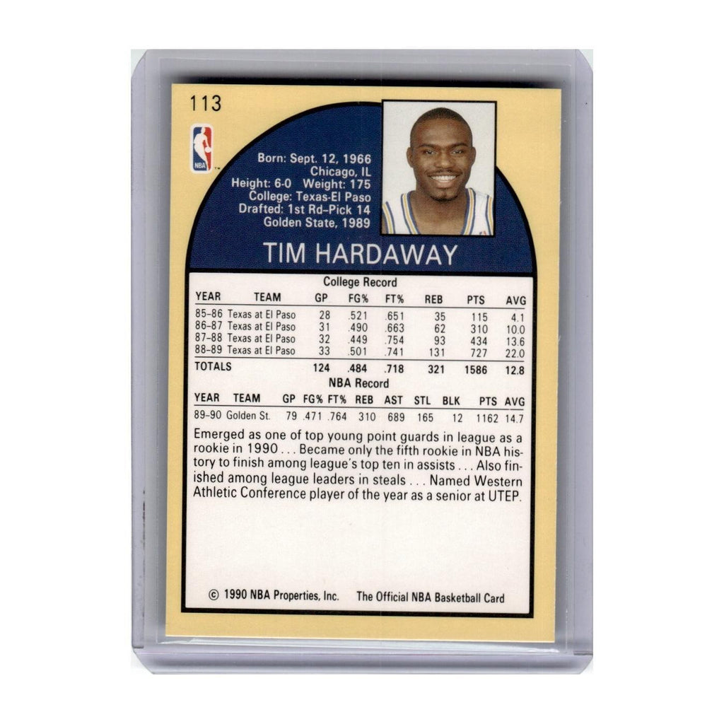 1989 Hoops Tim Hardaway Golden State Warriors #113