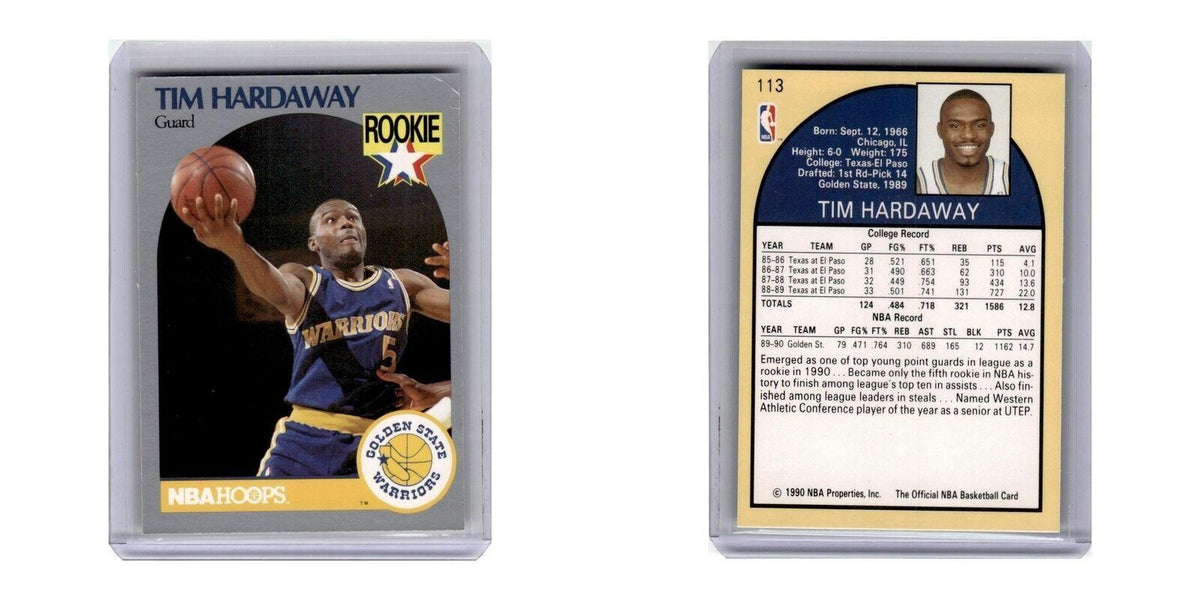 1989 Hoops Tim Hardaway Golden State Warriors #113