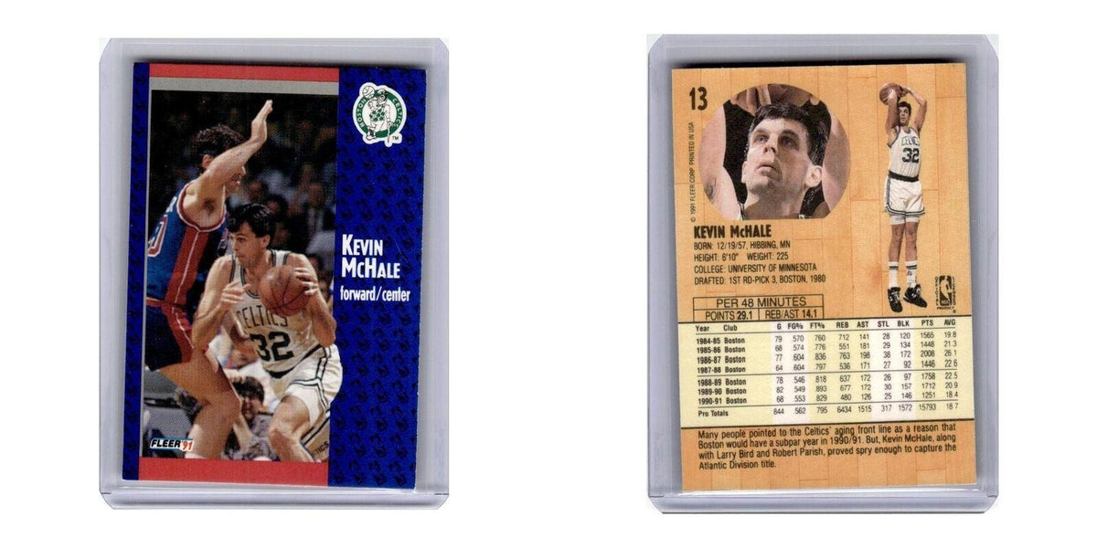 1991 Fleer Kevin McHale Celtics #13