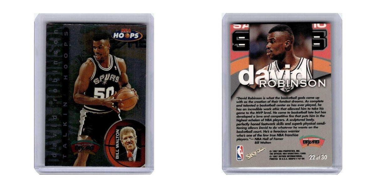 1997 Hoops Talkin Hoops David Robinson Spurs #22