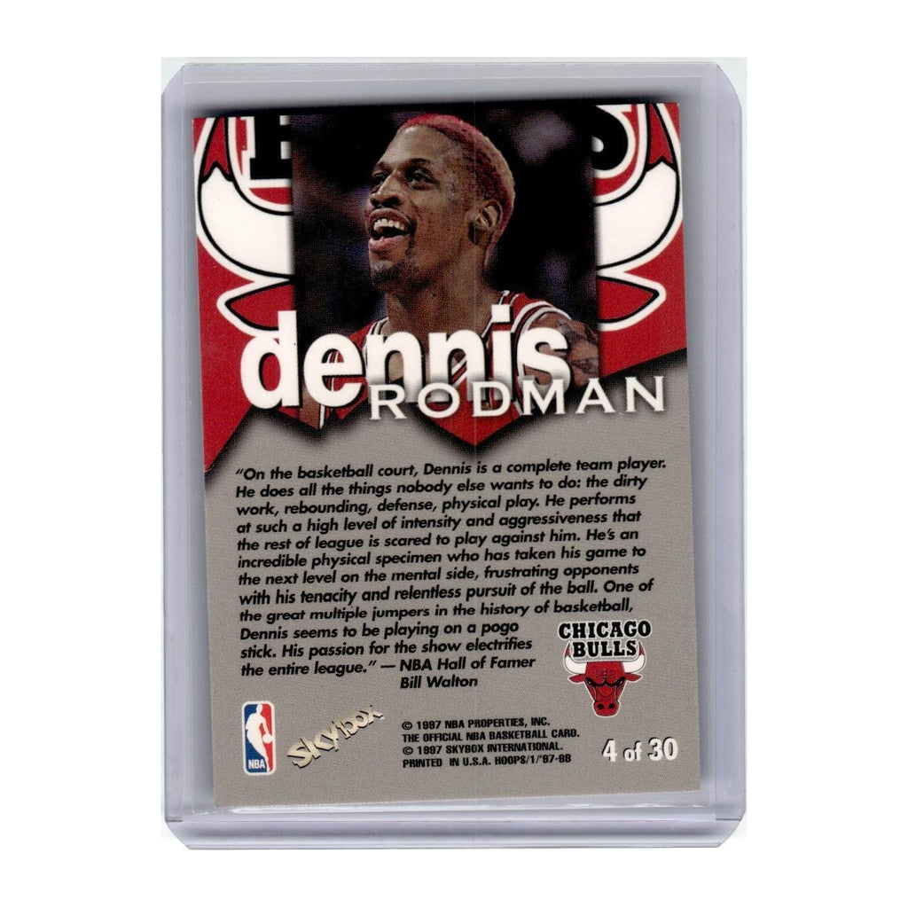 1997 Hoops Talkin Hoops Dennis Rodman Bulls #4