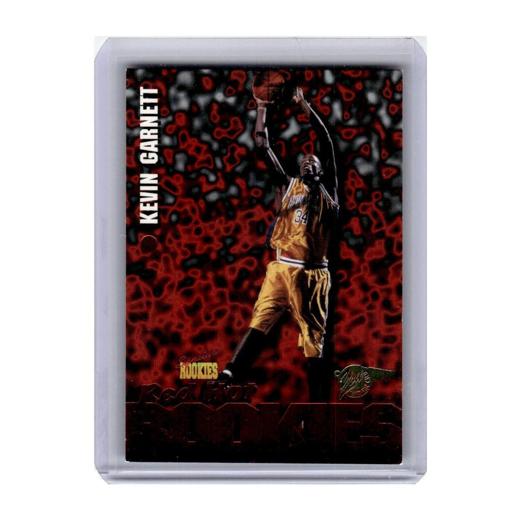 1996 Signature Rookies Red Hot Kevin Garnett #R6