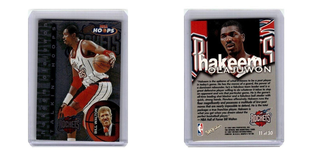 1997 Hoops Talkin Hoops Hakeem Olajuwon Rockets #11
