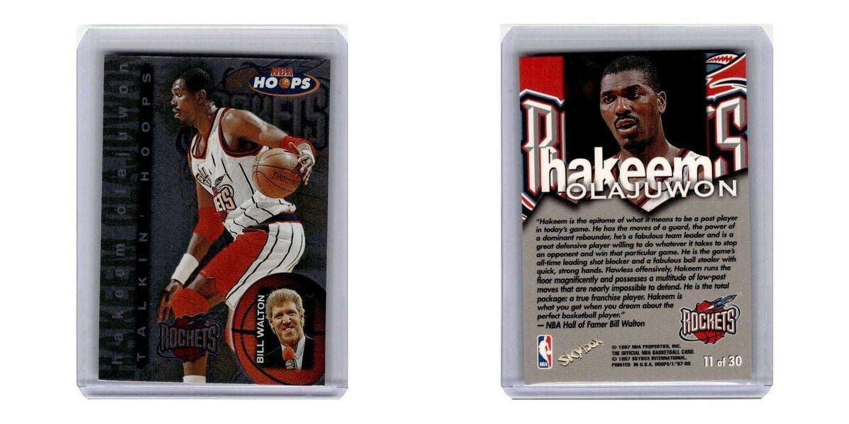 1997 Hoops Talkin Hoops Hakeem Olajuwon Rockets #11