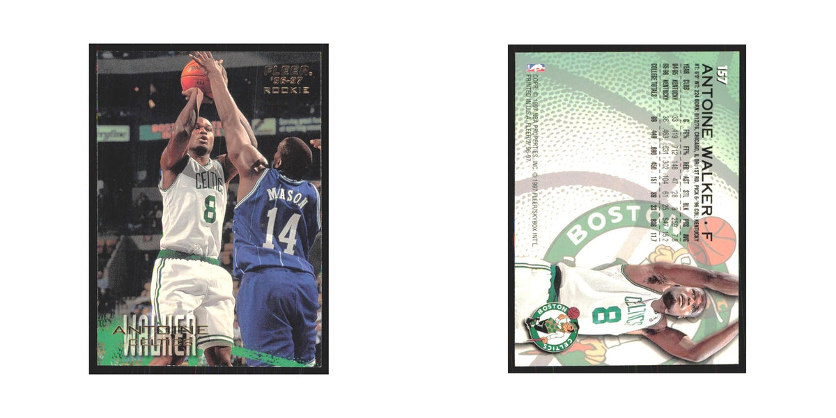 1996 Fleer Antoine Walker RC Celtics #157