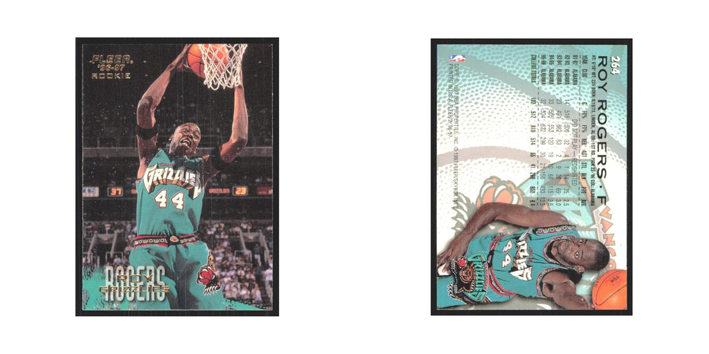 1996 Fleer Roy Rogers RC Vancouver Grizzlies #264