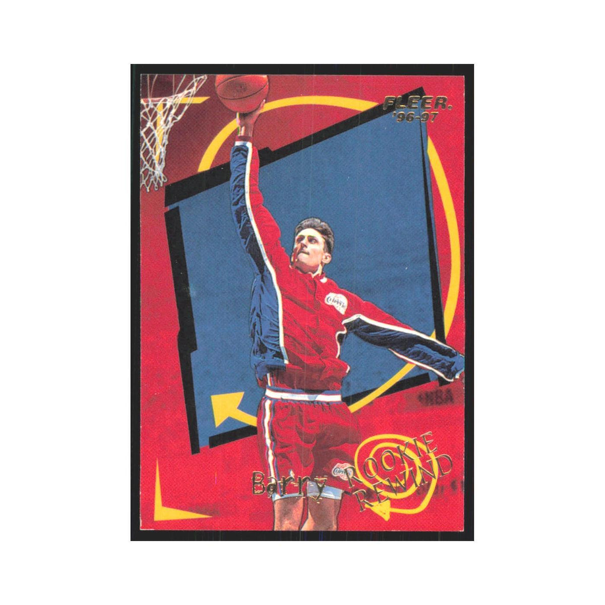 1996 Fleer Brent Barry RC Clippers #1