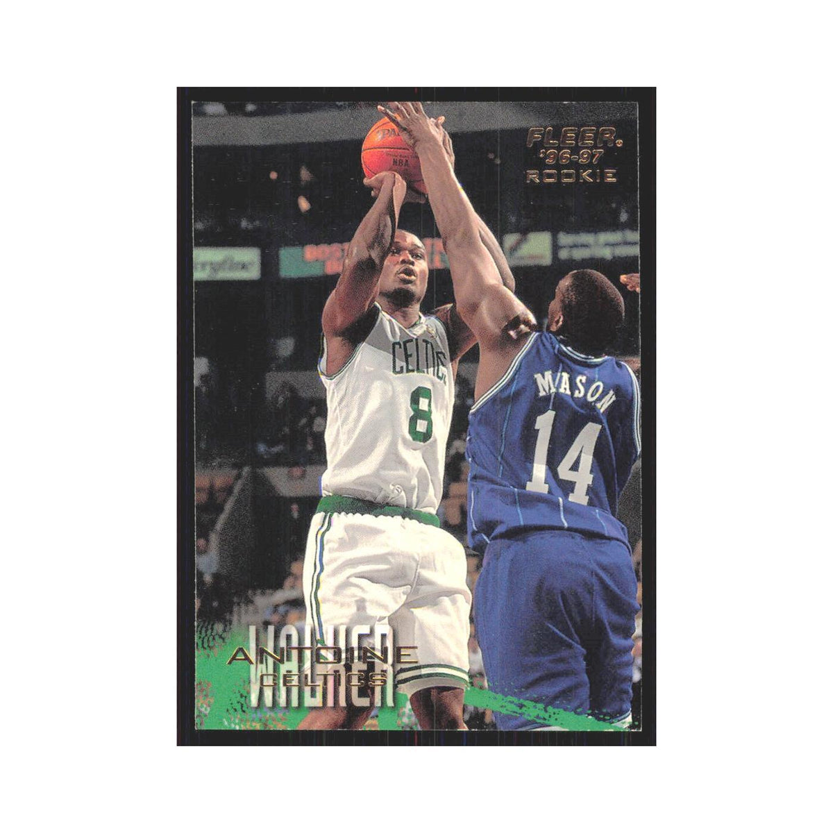 1996 Fleer Antoine Walker RC Celtics #157