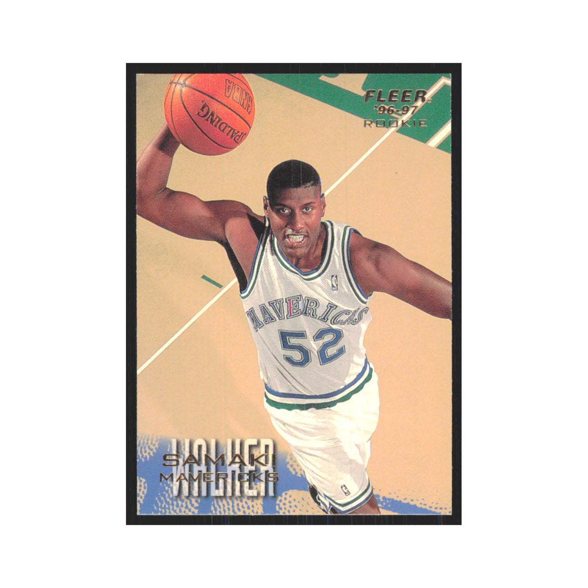 1996 Fleer Samaki Walker RC Mavericks #174