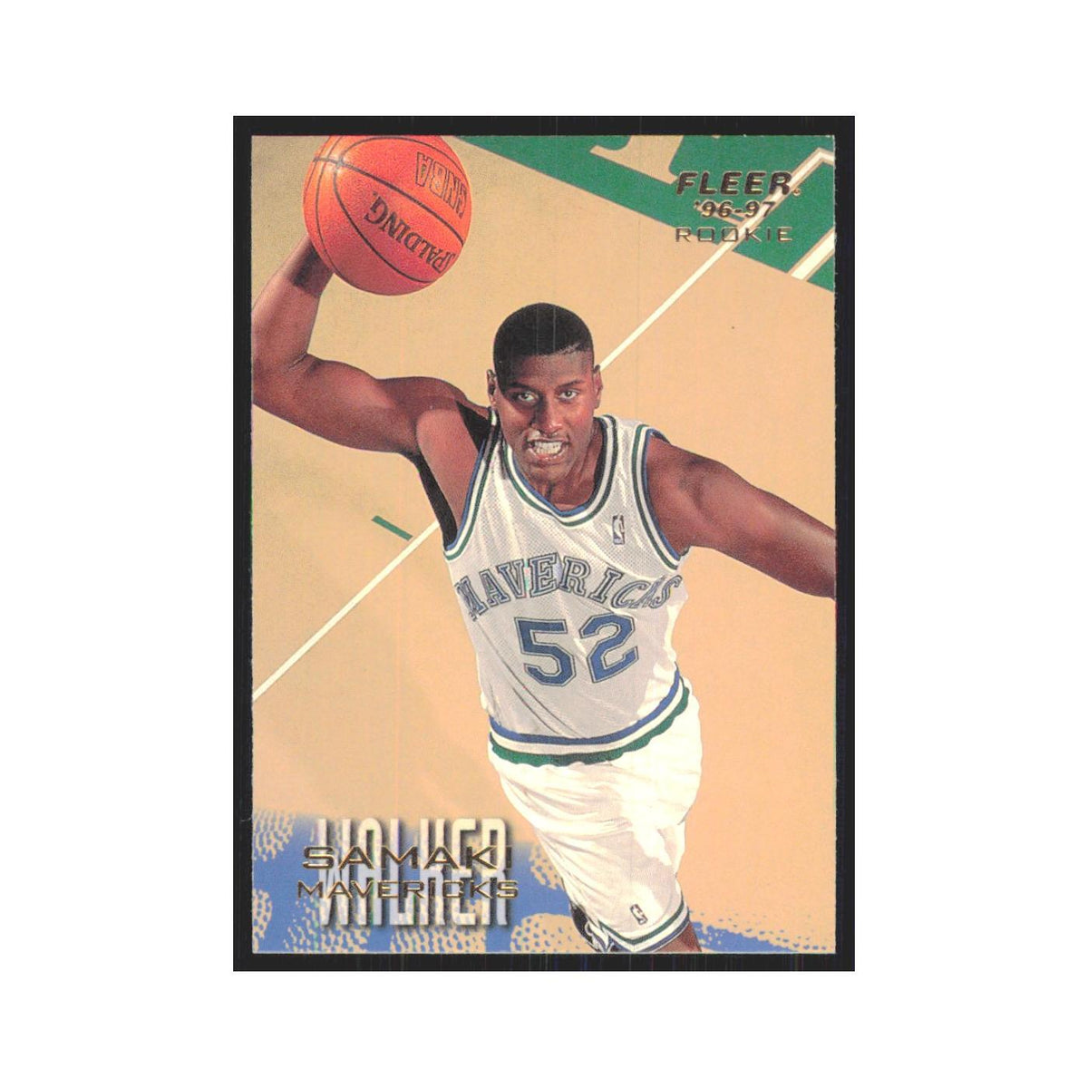 1996 Fleer Samaki Walker RC Mavericks #174