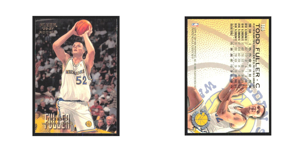 1996 Fleer Todd Fuller RC Golden State Warriors #186