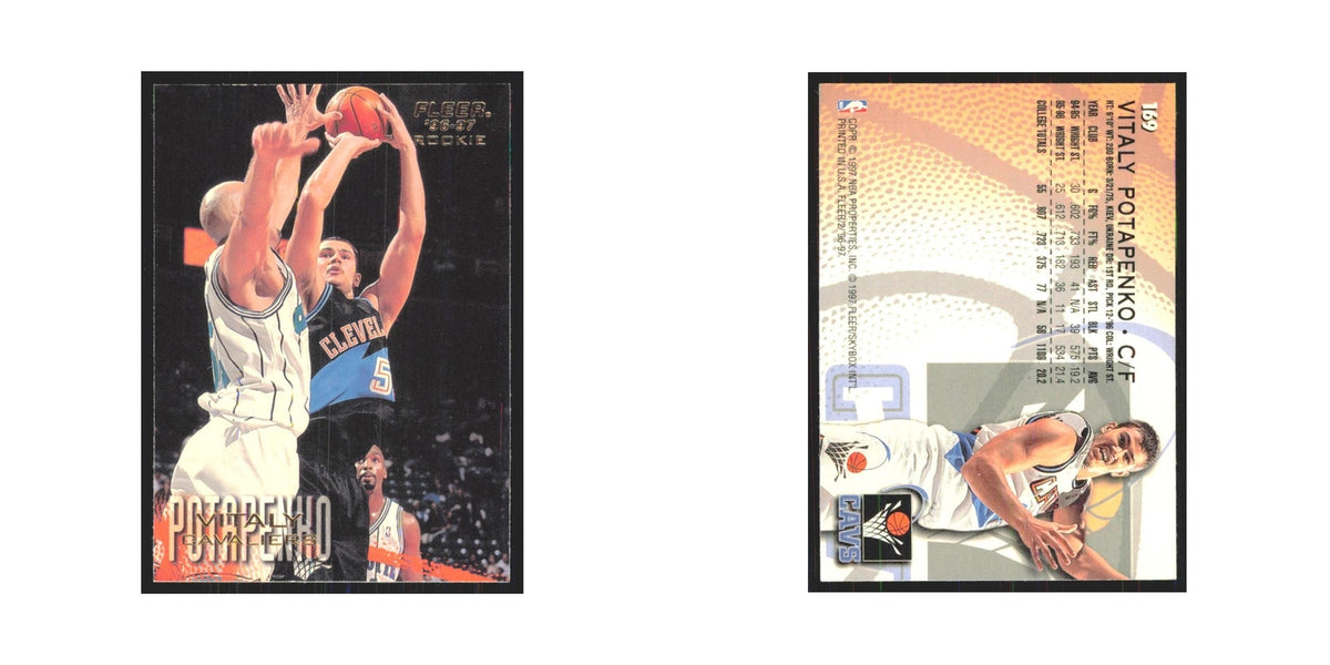 1996 Fleer Vitaly Potapenko RC Cavaliers #169