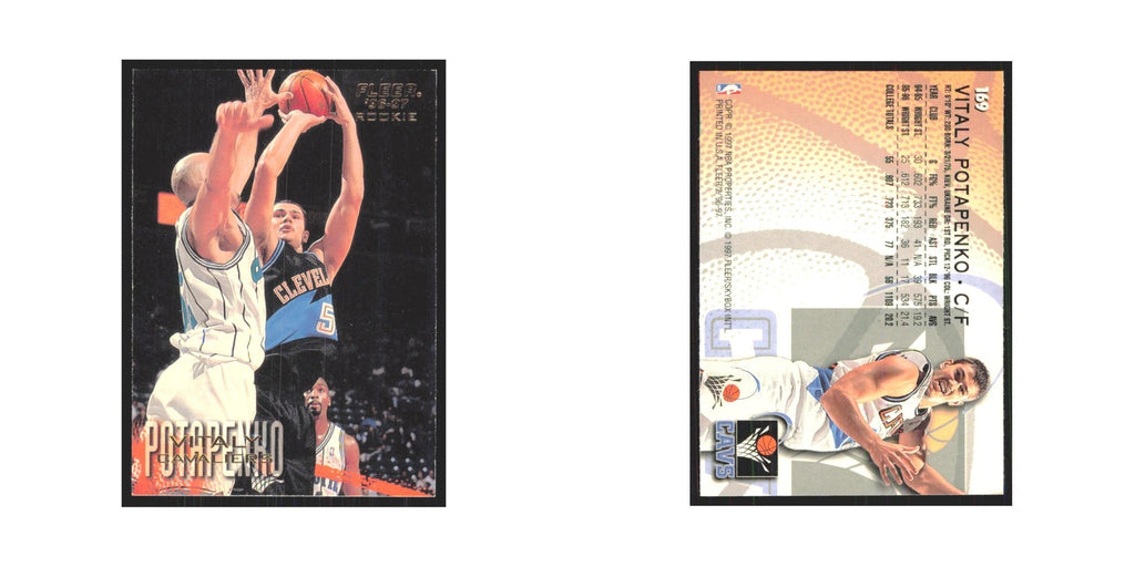 1996 Fleer Vitaly Potapenko RC Cavaliers #169
