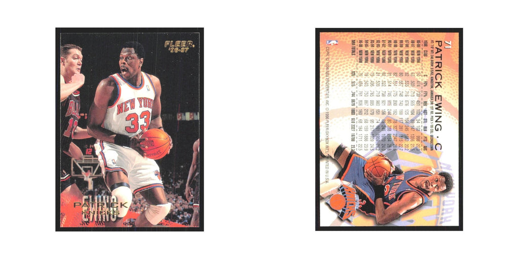 1996 Fleer Patrick Ewing Knicks #71