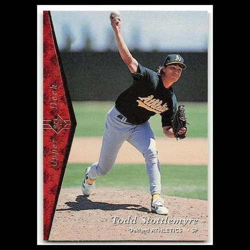 Todd Stottlemyre #186 1995 Upper Deck SP Oakland Athletics Baseball Card MLB NM