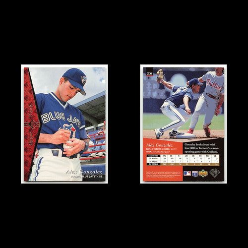 Alex Gonzalez #206 1995 Upper Deck SP Toronto Blue Jays Baseball Card MLB NM