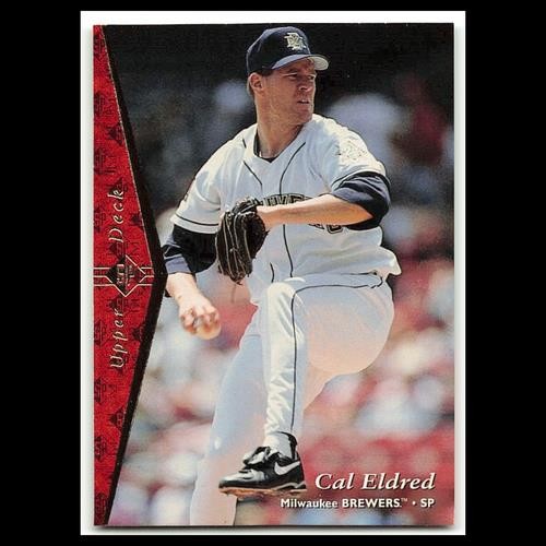 Cal Eldred #164 1995 Upper Deck SP Milwaukee Brewers Baseball Card MLB NM