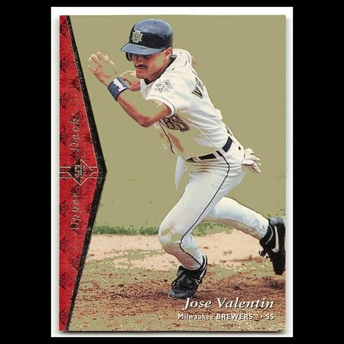 Jose Valentin #167 1995 Upper Deck SP Milwaukee Brewers Baseball Card MLB NM