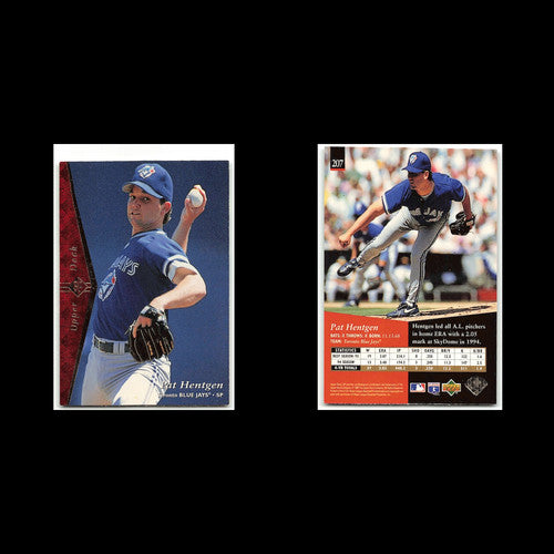 Pat Hentgen #207 1995 Upper Deck SP Toronto Blue Jays Baseball Card MLB NM