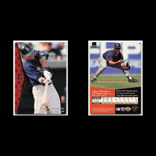 Edgar Martinez #193 1995 Upper Deck SP Seattle Mariners Baseball Card MLB NM