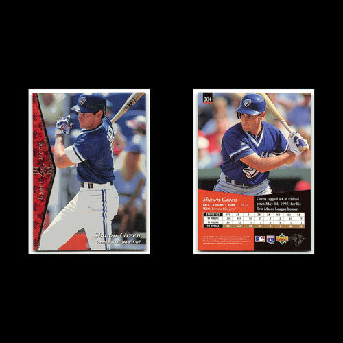 Shawn Green #204 1995 Upper Deck SP Toronto Blue Jays Baseball Card MLB NM