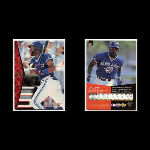 Joe Carter #205 1995 Upper Deck SP Toronto Blue Jays Baseball Card MLB NM